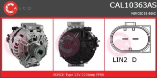 CAL10363AS Генератор Mercedes R W251 Арт AL12861627799_2, вид 1