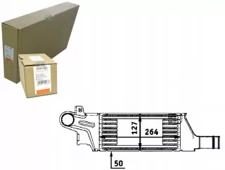 CI57000P Интеркулер Opel Corsa C Арт AL12956278036_2, вид 1