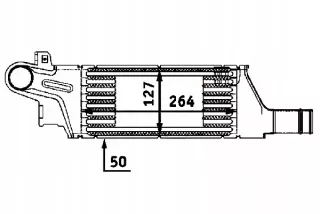 8ML,376,723-201 Интеркулер Opel Corsa C Арт AL12956716152_2, вид 2