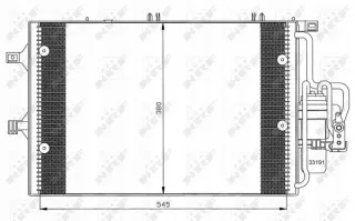 35529 Радиатор кондиционера  Opel Combo C Арт AL13032914024, вид 2