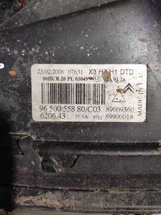 9650055880 Фара правая   Citroen C5 1 Арт CC589, вид 2