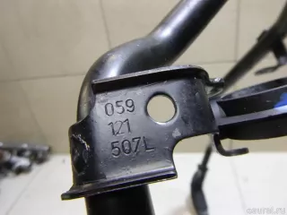 059121507L VAG Трубка охлаждающей жидкости металлическая Audi Q7 4L Арт E100492368, вид 6