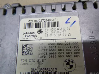 65509289584 BMW Дисплей информационный BMW X3 F25 Арт E12800649, вид 8