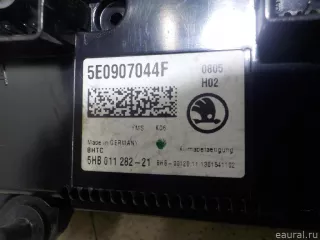 5E0907044FYMS VAG Блок управления климатической установкой Skoda Octavia A8 Арт E14723998, вид 3