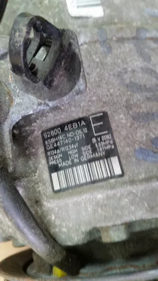 926004EB1A Компрессор кондиционера Nissan Qashqai 2 Арт AL13055515790_2, вид 6