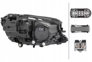 1EX,014,215-311 Фара передняя (комплект) Mercedes E W213 Арт AL13100185368, вид 3