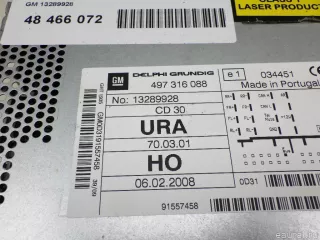 13289928 GM Магнитола Opel Astra H Арт E48466072, вид 7