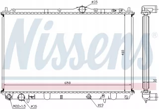 62858A Радиатор основной Mitsubishi Carisma Арт AL13269456951, вид 6