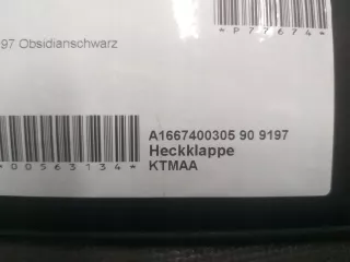 A1667400305 Крышка багажника (дверь 3-5) Nissan NP 300 Арт AL13313025137_2, вид 4