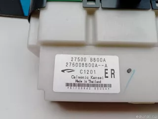27500BR46B Nissan Блок управления климатической установкой Nissan Qashqai 2 restailing Арт E48502974, вид 4