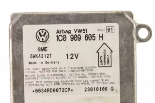 1C0909605H Блок AirBag Skoda Octavia A4 Арт AL15251605973, вид 2
