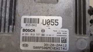 0281019597,391202A412,391252A412 Блок управления двигателем Kia Carens 4 Арт 20093804, вид 2
