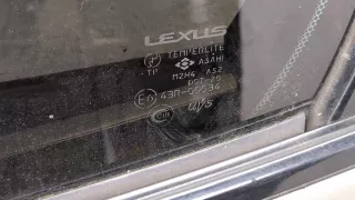 6811430641 Стекло двери задней левой Lexus GS 2 Арт 11206919, вид 4