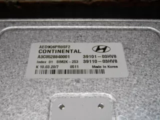 39101-03HV8 Блок управления двигателем Hyundai IONIQ Арт AL13548680147, вид 3