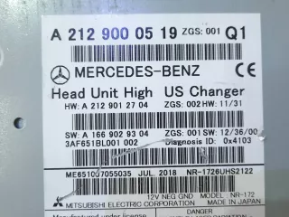 A2129000519 Магнитола (аудио система) Mercedes E W212 Арт AL13575967391, вид 2