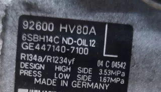 92600HV80A Компрессор кондиционера Nissan NP 300 Арт AL13591822582_2, вид 4