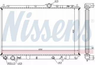 62858A Радиатор основной Mitsubishi Carisma Арт AL13614902442, вид 8