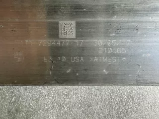 7294477-17 Усилитель бампера BMW X6 F16 Арт AL15183677167, вид 2