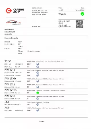 0445110244 Форсунка Alfa Romeo 159 Арт AL15202357347, вид 2