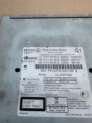 A2129008524 Магнитола (аудио система) Mercedes E W212 Арт AL15202727889_2, вид 2