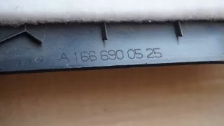 A1666900525,A1666900625 Обшивка стойки (накладка) Mercedes ML/GLE W166 Арт AL15203268187, вид 4