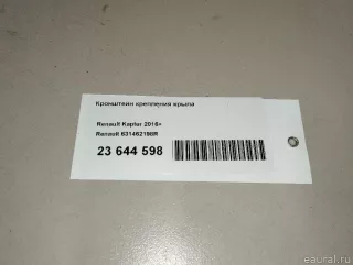 631462198R Renault Кронштейн крепления крыла Renault Kaptur Арт E23661795, вид 8