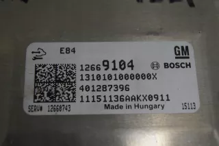 12669104 Блок управления двигателем Opel Karl Арт AL13658194831, вид 2