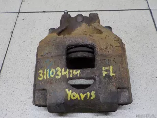 477500D070 Toyota Суппорт тормозной передний левый Toyota Yaris 3 Арт E31628231, вид 2