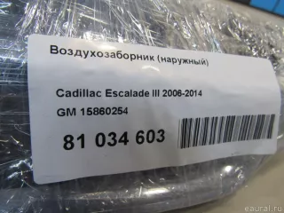 15860254 GM Воздухозаборник Chevrolet Tahoe GMT900 Арт E81034603, вид 6