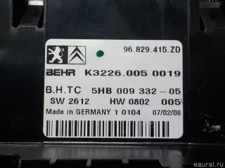 6452H7 Citroen-Peugeot Блок управления климатической установкой Citroen C5 2 Арт E52491959, вид 13