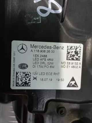 A1189064000, A1189062600 Фара Mercedes CLA c118 Арт 221378RM, вид 9
