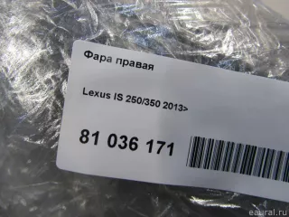 8114553750 Toyota Фара правая Lexus IS 3 restailing Арт E81036171, вид 12