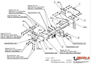  Прицепное устройство (фаркоп) Ford Transit 4 Арт car0063191