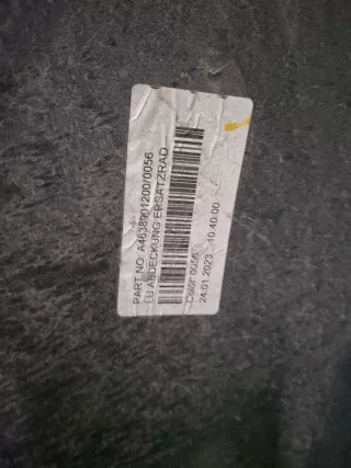 A4638901200, 8 Кожух запасного колеса Mercedes G W461/463 Арт ARM360829, вид 10