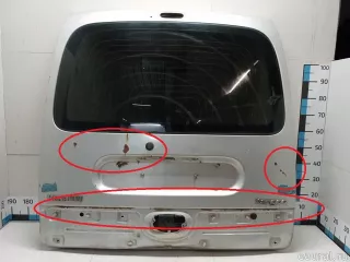  Дверь багажника со стеклом Renault Kangoo 1 Арт E90441773, вид 1