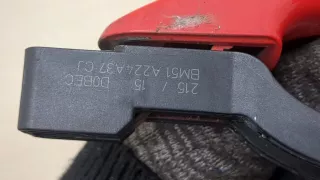 1738727,AM51U22404CAXWAA,1937138,BM51A224A37CJ Ручка наружная задняя левая красная Ford Kuga 2 Арт 20178466, вид 2