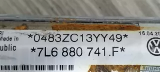 7L6880741F Подушка безопасности боковая (шторка) левая Volkswagen Touareg 1 Арт 2098417, вид 2
