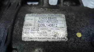 92600EB400 Компрессор кондиционера дизельный Nissan Navara D40 Арт COK17BU01, вид 9
