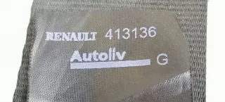 413136 Ремень безопасности задний правый Renault Logan 1 Арт 2081616_1, вид 4