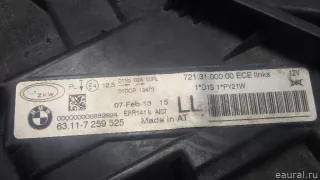 63117314531 BMW Фара левая BMW 3 F30/F31/GT F34 Арт E70754707, вид 19