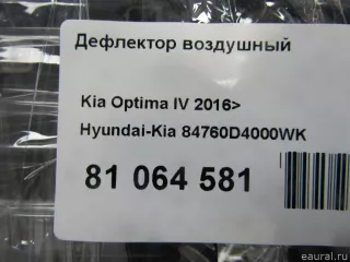 84760D4000WK Hyundai-Kia Дефлектор воздушный Kia Optima 4 Арт E81064581, вид 8