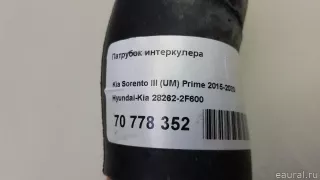 282622F600 Hyundai-Kia Патрубок интеркулера Kia Sorento 3 restailing Арт E70778352, вид 6