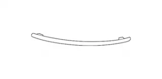 4F0807823 Молдинг бампера переднего Audi A6 C6 (S6,RS6) Арт car0192959, вид 1