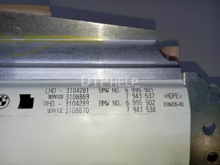 72127943537 Подушка безопасности пассажирская (в торпедо) BMW X5 E70 Арт AM23577191, вид 2