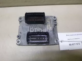 1232090 Блок управления двигателем Opel Corsa D Арт AM60677973, вид 1