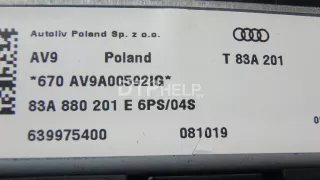 83A880201E6PS Подушка безопасности в рулевое колесо Audi Q3 2 Арт AM70765541, вид 11
