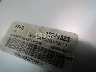 12249824 Блок управления двигателем Opel Meriva 1 Арт AM81060253, вид 4