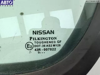  Стекло форточки двери задней левой Nissan Primera 11 Арт 55042057, вид 2