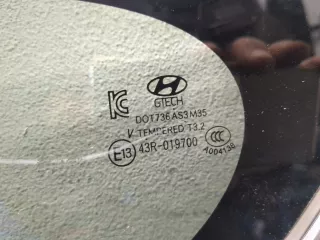 878102W010 Стекло кузовное боковое левое Hyundai Santa FE 4 (TM) Арт 8614882, вид 3
