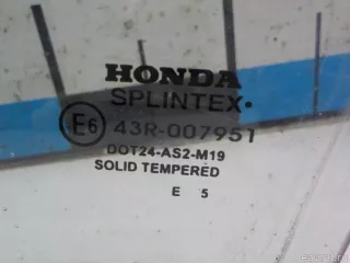 73350SCAG10 Honda Стекло двери передней левой Honda CR-V 2 Арт E41163877, вид 5
